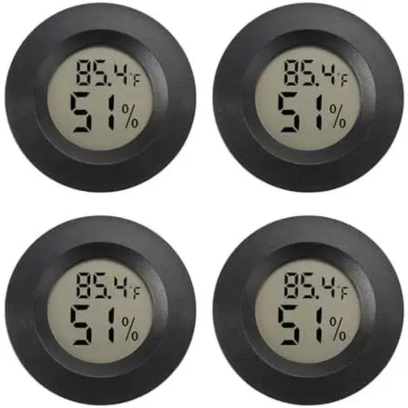 Mini Hygrometer Digital Humidity Meter 2 Pack Hygrometer Indoor/Outdoor Humidity Reptile for Greenhouse Garden Cellar Fahrenheit(?)/ Celsius(?)