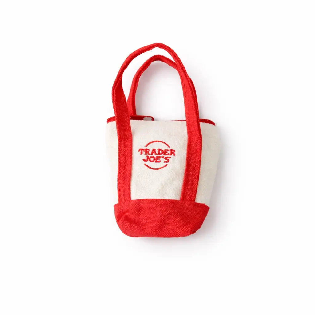 3Pcs-1Pc-Foldable Reusable Grocery Bag with Mini Tote Organizer Pouch, Lightweight Shopping Bag for Women, Portable Eco Tote with Small Canvas Insert for Travel, Storage and Daily Use