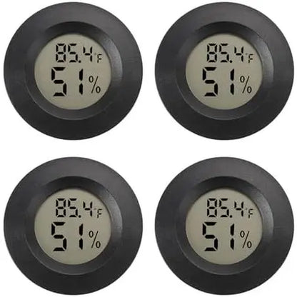 Mini Hygrometer Digital Humidity Meter 2 Pack Hygrometer Indoor/Outdoor Humidity Reptile for Greenhouse Garden Cellar Fahrenheit(?)/ Celsius(?)