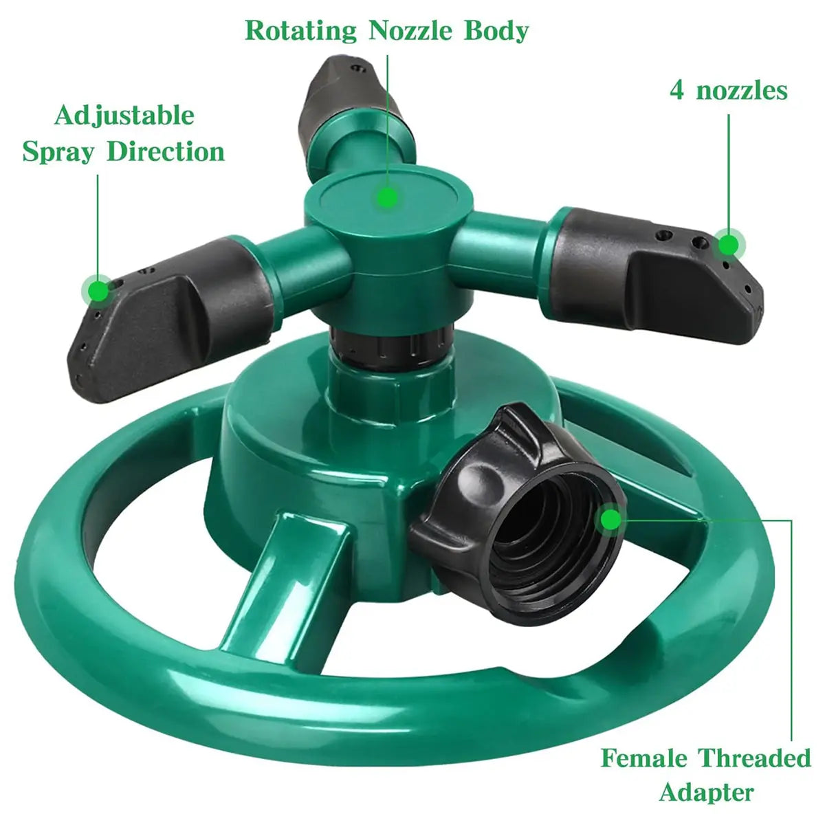 Sprinklers for Yard, Water Sprinkler for Lawn, 360 Degree Rotating Lawn Sprinkler for Yard Large Area, Sprinklers for Kids, Pets Playing,Father'S Day Gift