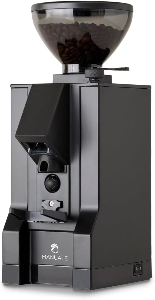 Eureka Mignon Notte Espresso Grinder | 150g | 50mm Steel Burrs | Stepless | Black