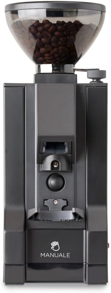 Eureka Mignon Notte Espresso Grinder | 150g | 50mm Steel Burrs | Stepless | Black