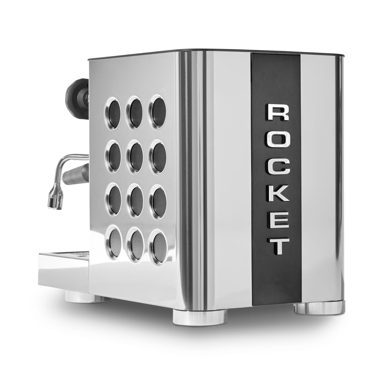 Rocket Espresso Appartamento TCA Espresso Machine and Eureka Mignon Silenzio 55 Grinder Bundle (Stainless Steel Copper/Chrome)