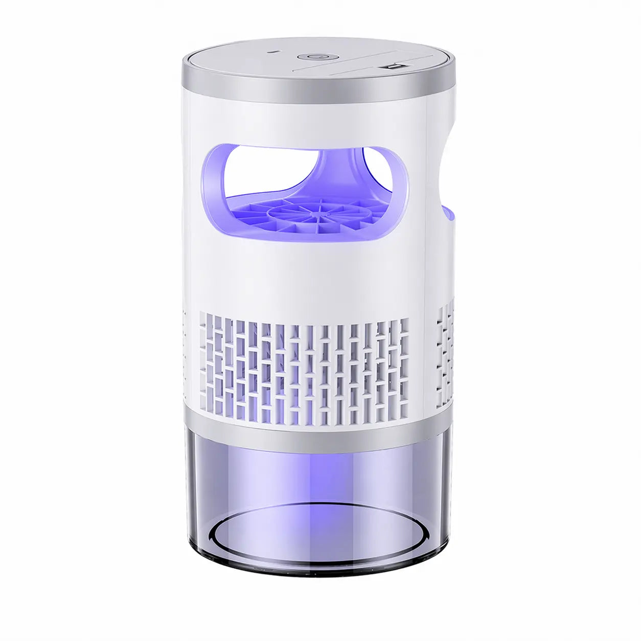 Gainstarx Indoor Insect Trap with Bait Included Light and Suction Non Zapper Flying Bug Catcher for Mosquitoes Fruit Flies Gnats and Moths Home Use