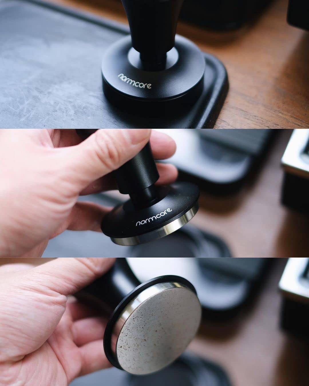 Normcore V4 Calibrated Espresso Tamper (53.3mm) – Flat Base & Stand