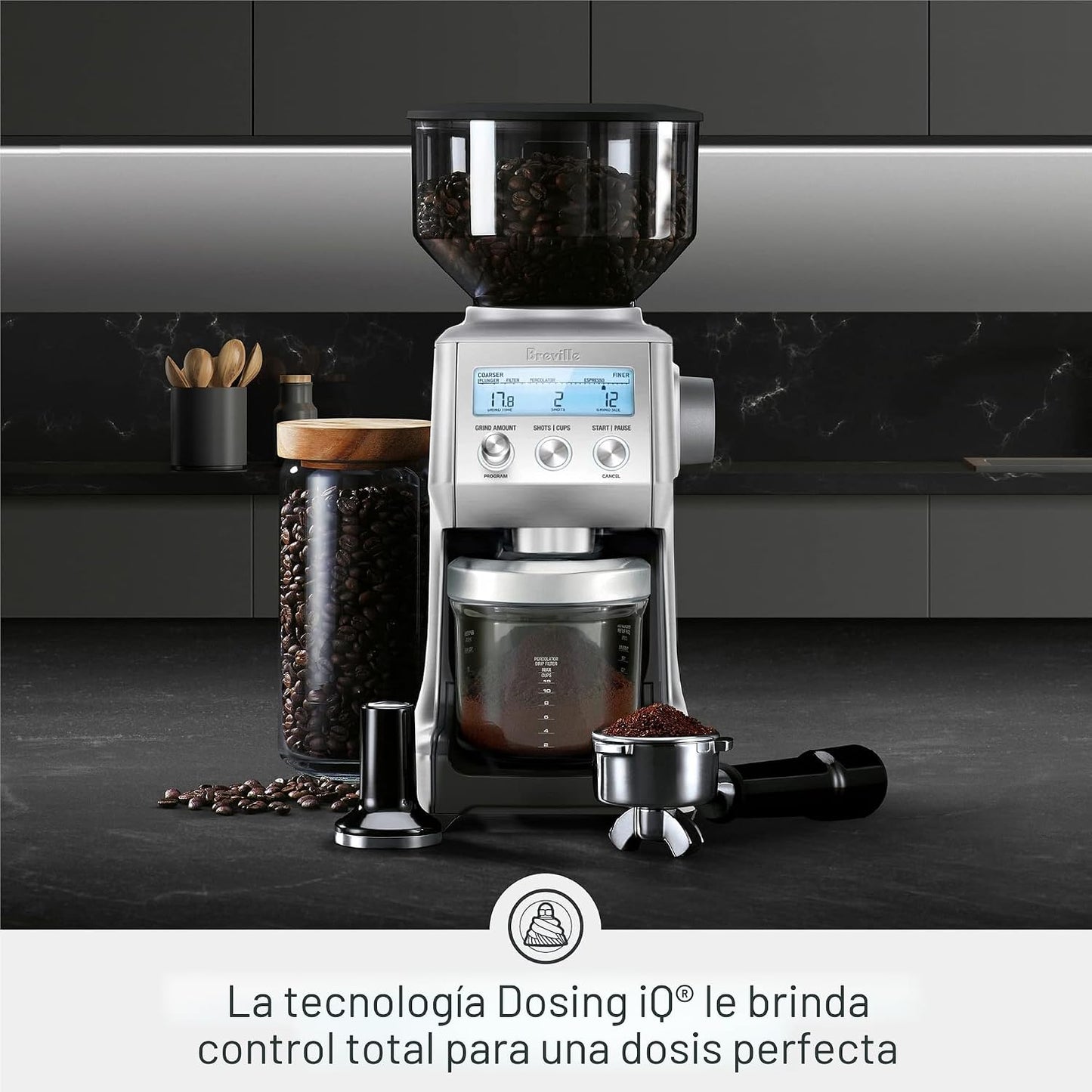 Breville The Smart Grinder Pro – Precision Conical Burr Coffee Grinder
