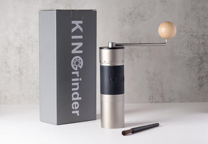 KINGrinder K6 Manual Coffee Grinder – 16-Micron Precision Hand Grinder