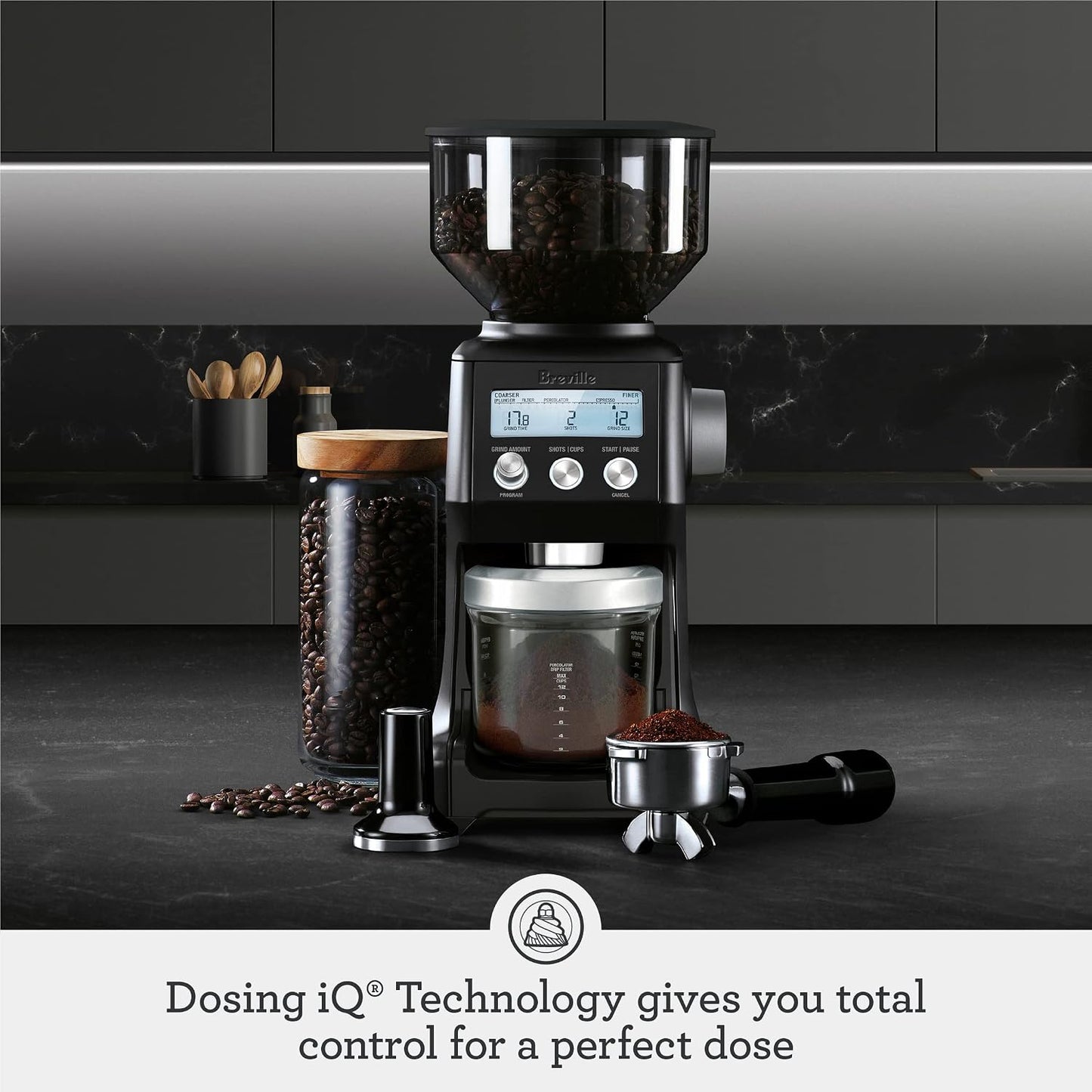 Breville The Smart Grinder Pro – Precision Conical Burr Coffee Grinder
