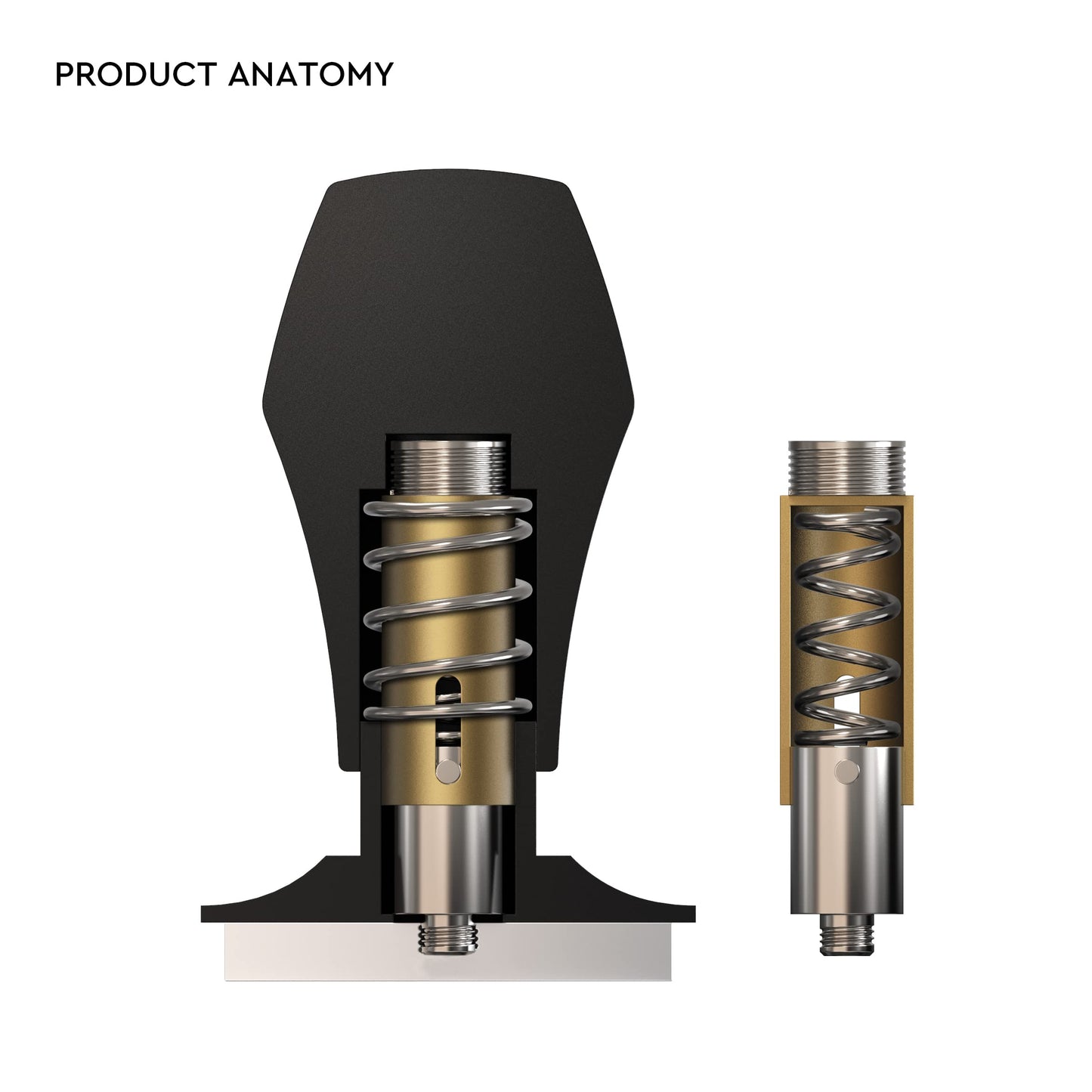 Normcore V4 Calibrated Espresso Tamper (53.3mm) – Flat Base & Stand