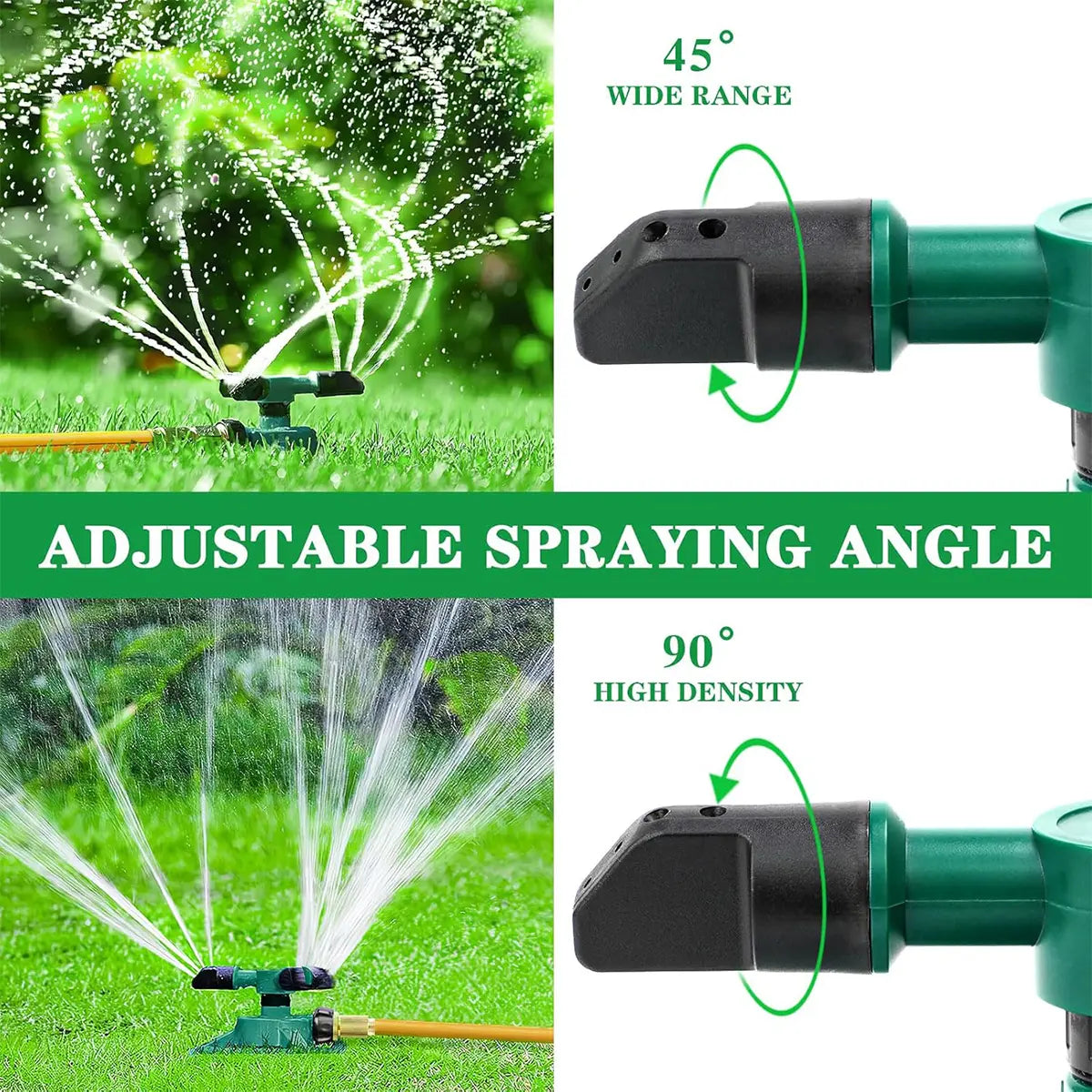 Sprinklers for Yard, Water Sprinkler for Lawn, 360 Degree Rotating Lawn Sprinkler for Yard Large Area, Sprinklers for Kids, Pets Playing,Father'S Day Gift