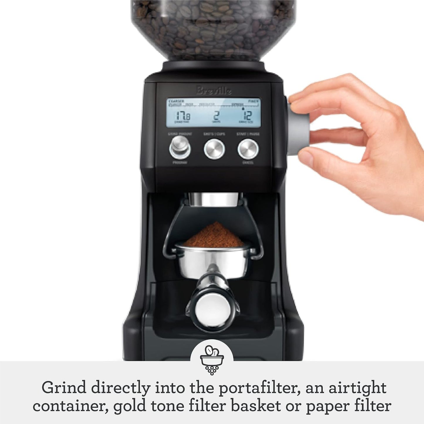 Breville The Smart Grinder Pro – Precision Conical Burr Coffee Grinder