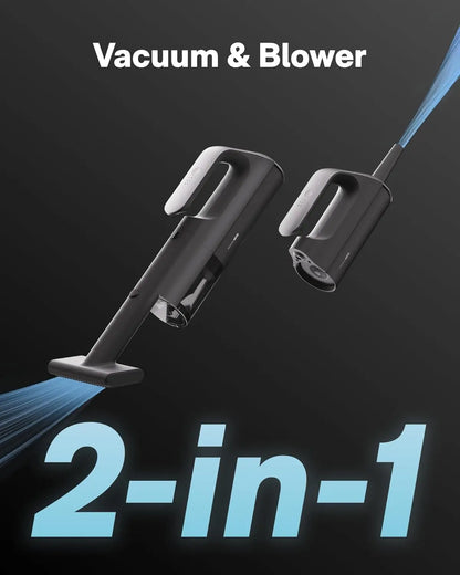 HOTO Blowvac Handheld Vacuum Cordless, Car Vacuum Cleaner with 23000Pa High Power, 3 Suction Modes, Electric Compressed Air Duster Blower for Car Interior, Desk, Boat, Home, Outdoor Fathersdaygift