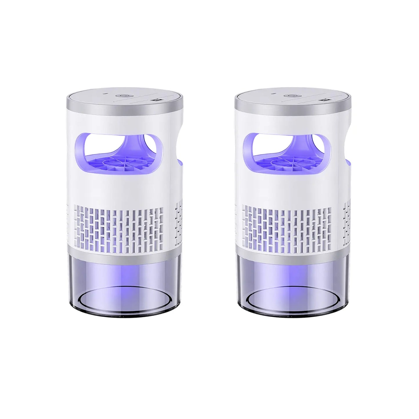 Gainstarx Indoor Insect Trap with Bait Included Light and Suction Non Zapper Flying Bug Catcher for Mosquitoes Fruit Flies Gnats and Moths Home Use