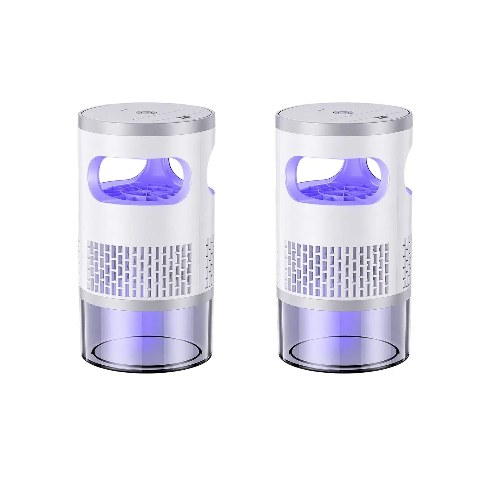 Gainstarx Indoor Insect Trap with Bait Included Light and Suction Non Zapper Flying Bug Catcher for Mosquitoes Fruit Flies Gnats and Moths Home Use