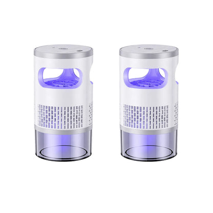 Gainstarx Indoor Insect Trap with Bait Included Light and Suction Non Zapper Flying Bug Catcher for Mosquitoes Fruit Flies Gnats and Moths Home Use