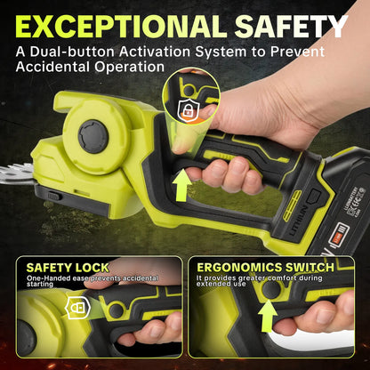 【Fathersdaygift】Seese Cordless 2-In-1 Grass Shear & Shrub Trimmer, Handheld Electric Hedge Trimmer, 2*21V Batteries,Lightweight for Lawn Hedge Garden Yard Maintenance Fathersdaygift