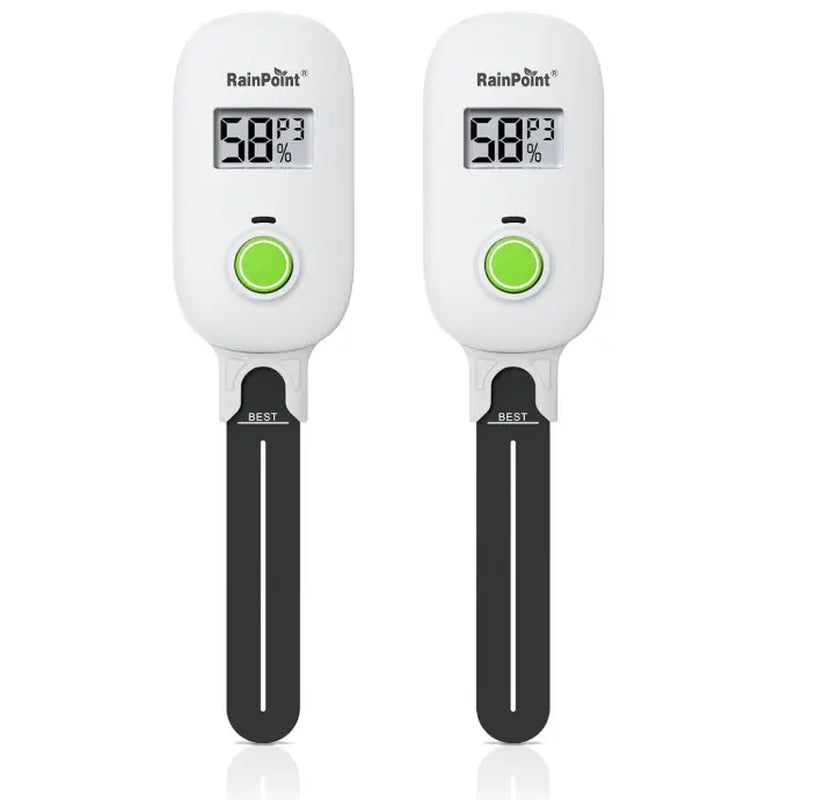 RAINPOINT Smart Digital Wireless Plant Moisture Meter Houseplant Indoor, Leave-In Soil Hygrometer Sensor, Real-Time Monitor Humidity