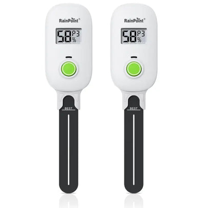 RAINPOINT Smart Digital Wireless Plant Moisture Meter Houseplant Indoor, Leave-In Soil Hygrometer Sensor, Real-Time Monitor Humidity