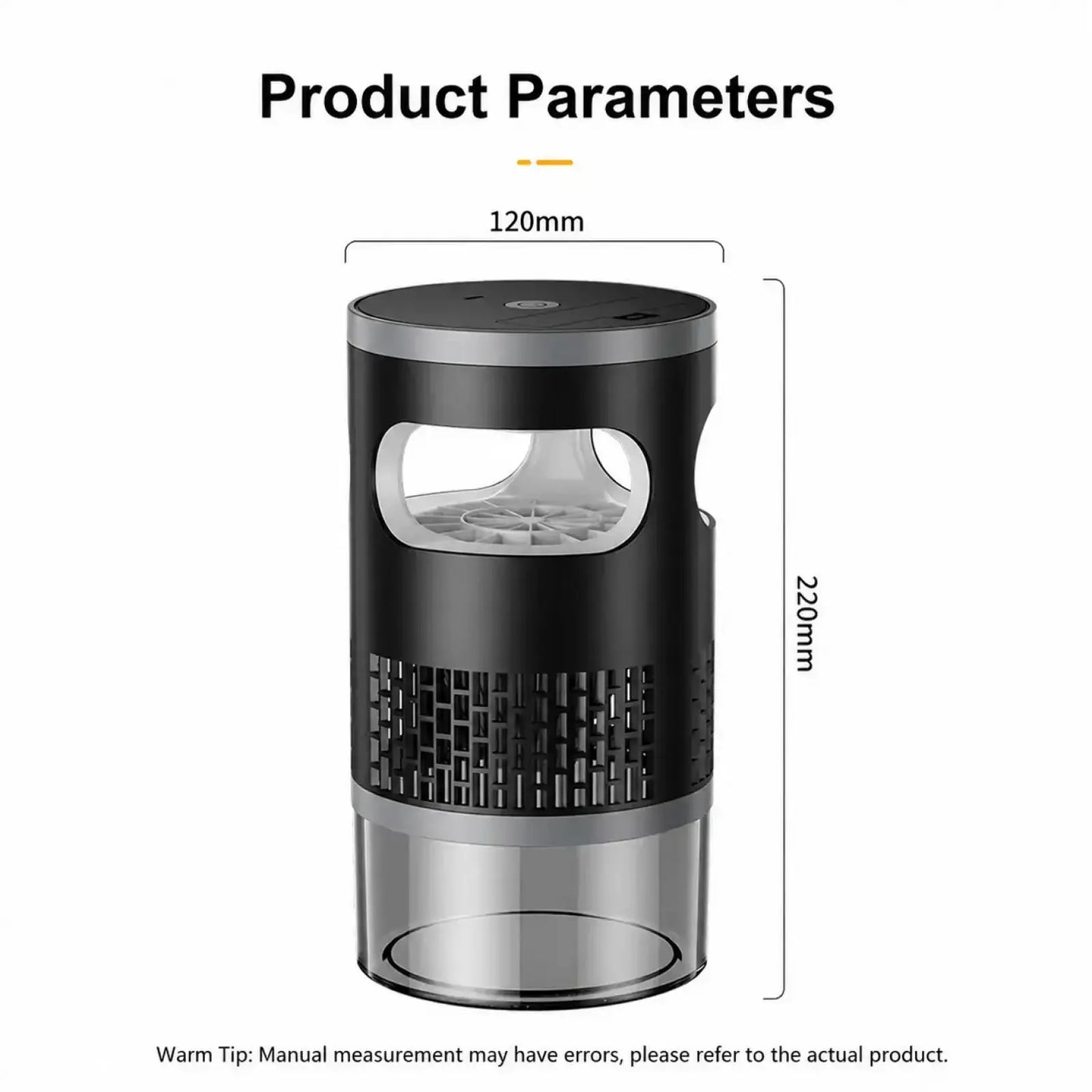 Indoor Insect Trap - Effective Suction & UV Light Catcher for Mosquitoes, Fruit Flies, Gnats & Moths - Quiet & Non-Zapper for Home.