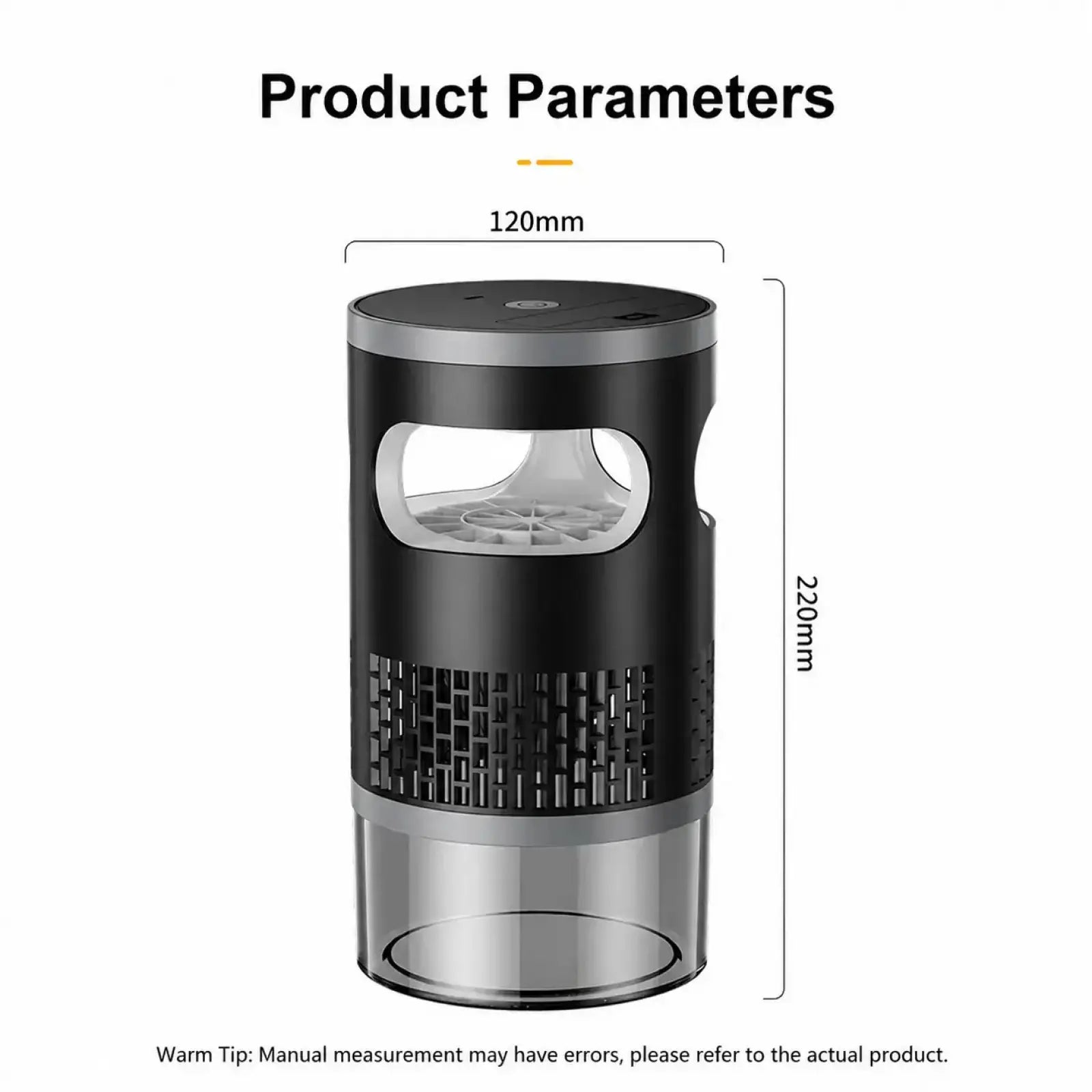 Indoor Insect Trap - Effective Suction & UV Light Catcher for Mosquitoes, Fruit Flies, Gnats & Moths - Quiet & Non-Zapper for Home.