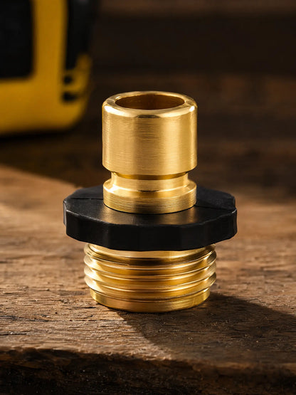 3/4" Garden Hose Quick Connectors (6 Pack) - Leak-Proof Male-Female Adapters, No-Tool Instant Connect Garden Accessories for Backyard, Outdoor Use & Car Wash, Outdoor Garden Accessories