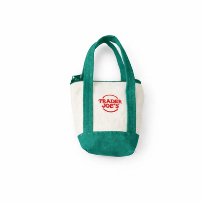 3Pcs-1Pc-Foldable Reusable Grocery Bag with Mini Tote Organizer Pouch, Lightweight Shopping Bag for Women, Portable Eco Tote with Small Canvas Insert for Travel, Storage and Daily Use