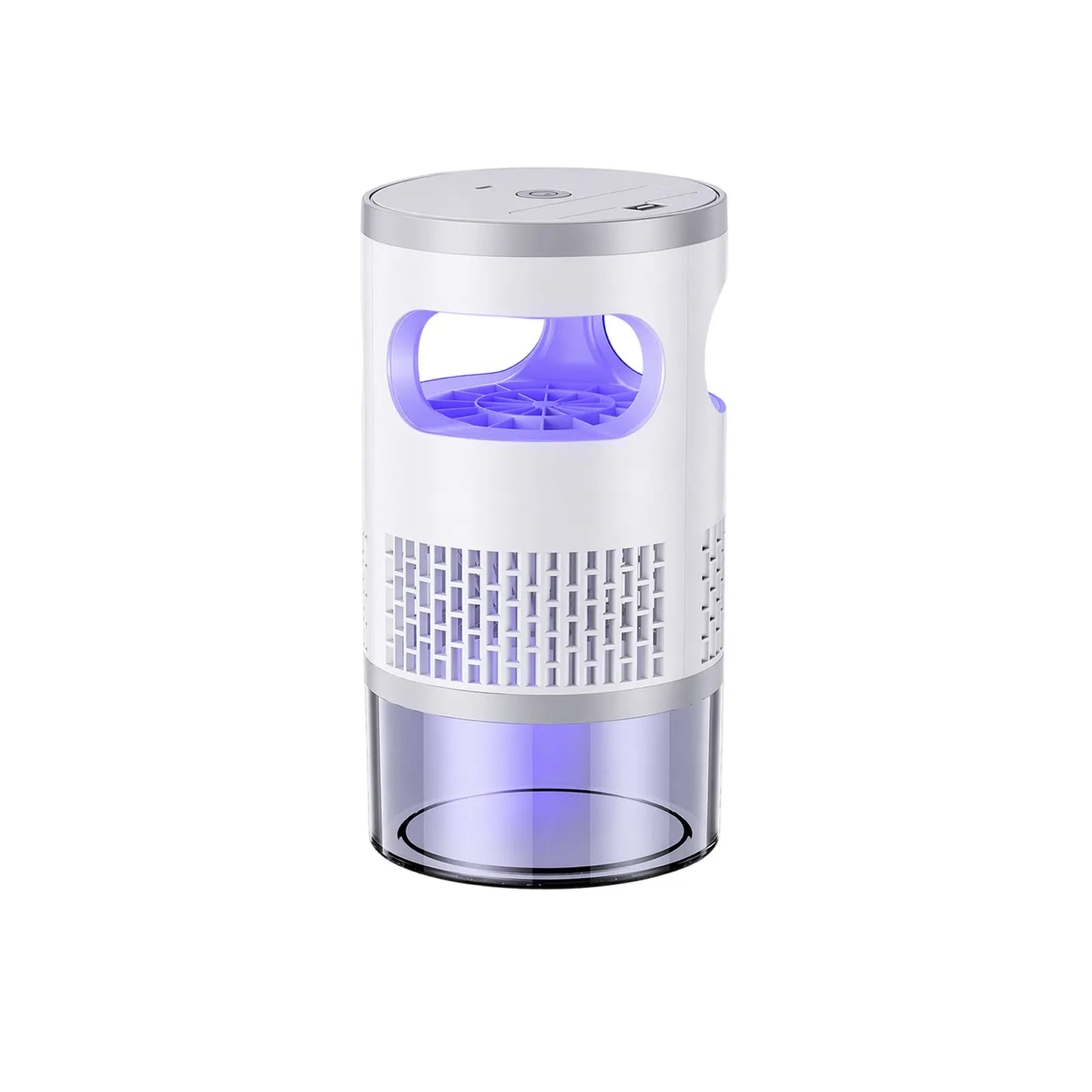 Gainstarx Indoor Insect Trap with Bait Included Light and Suction Non Zapper Flying Bug Catcher for Mosquitoes Fruit Flies Gnats and Moths Home Use