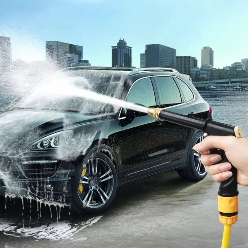 High-Pressure Garden Sprayer Nozzle, Heavy-Duty Watering Spray for Outdoor Use, Pet Bathing, Car Washing, Cleaning, and Irrigation, Adjustable Spray Nozzle