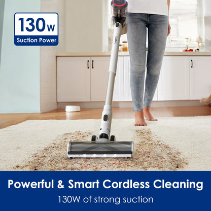 TINECO Pure One S11 Ultra Smart Cordless Stick Vacuum Cleaner - Rechargeable, Anti-Tangle Zerotangle Brush, Lightweight, Quiet, Powerful Suction, Detachable Handheld Convertible, Multiple Attachments, Smart App Integration, Docking Station